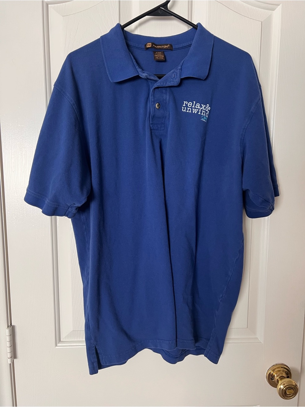 Relax & Unwind Men's Polo — Royal Blue